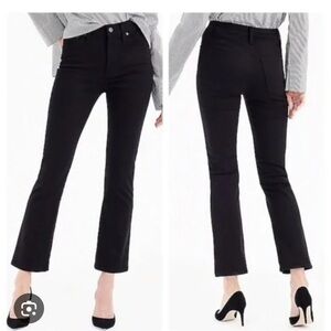 J. Crew Black Billie Demi Boot Crop